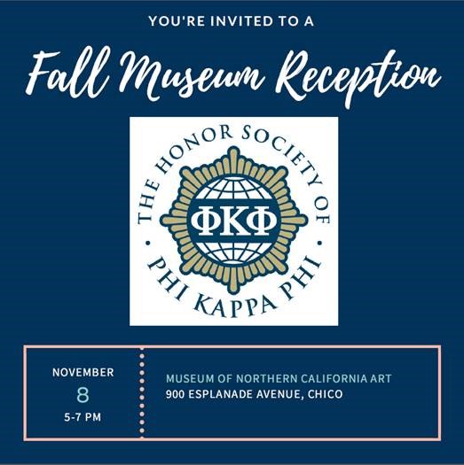 Fall Museum Reception Nov. 8 @ 5pm