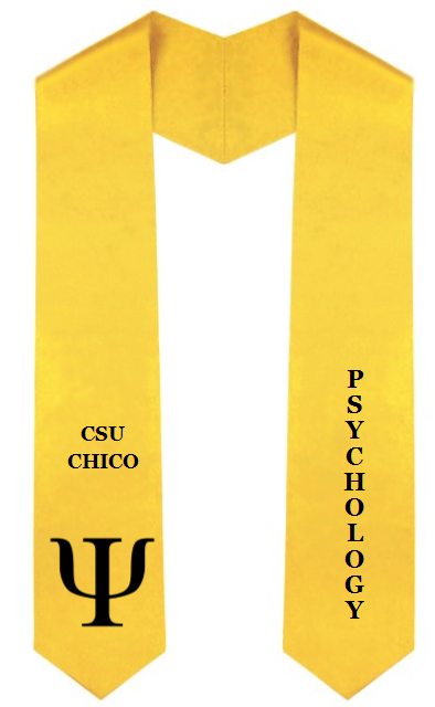 Graduation Stoles Available Psychology Department Csu Chico