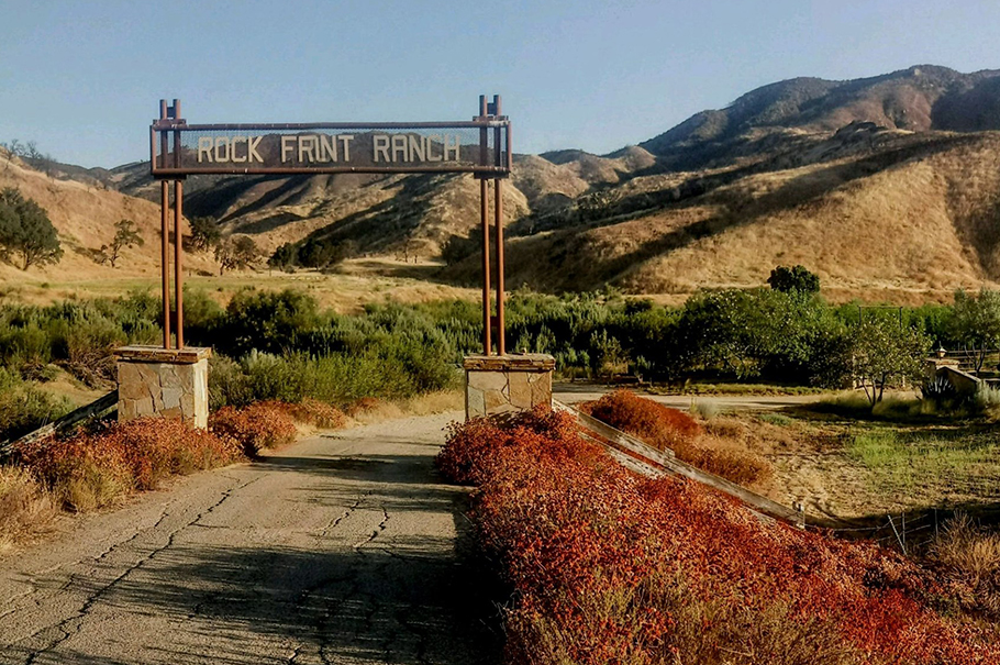Entrance to Rock Front Ranch