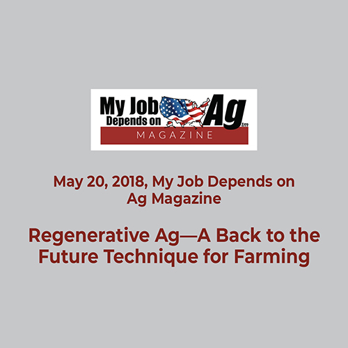 May 20, 2018, My Job Depends on Ag Magazine