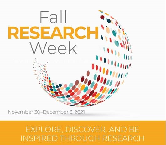 fall research week graphic design