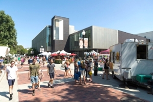 food truck on campus