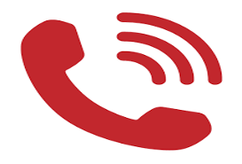image of a red phone