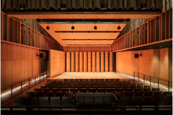 ARTS Recital Hall with its natural wood surround and small seating makes for an intimate venue