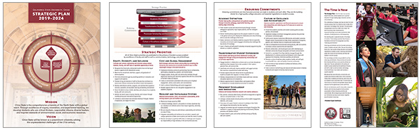 4 pages of the strategic plan