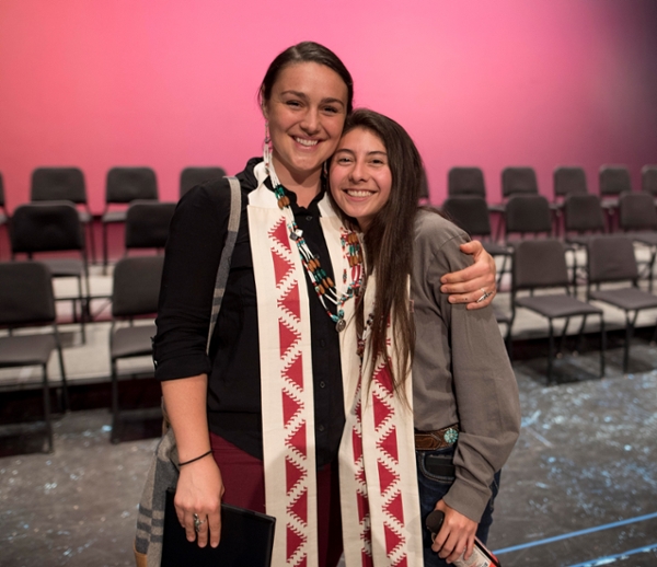 Two Native female graduate students