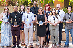 Student award winners at the Student Leadership Awards