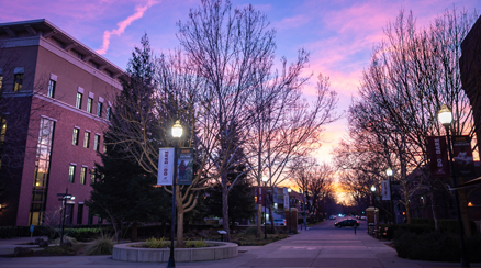 Sunset at Chico State