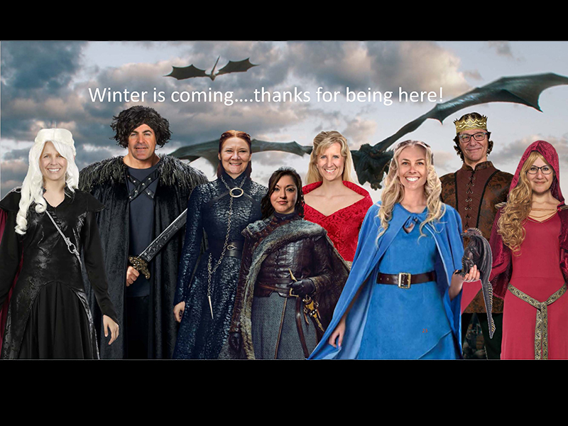 Winter is coming...thanks for being here!