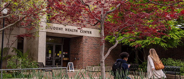Exterior of Student Health Center Building